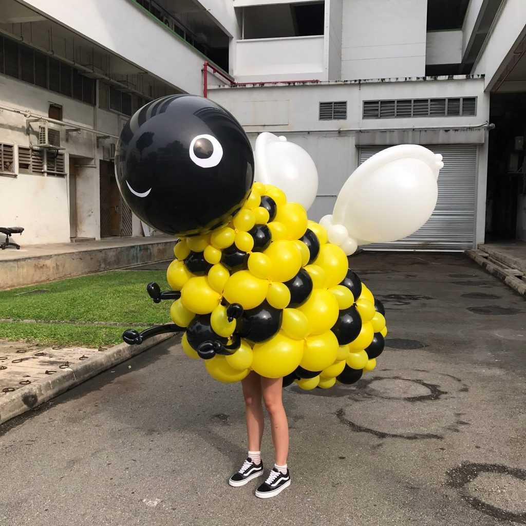 BEE BALLOON MASCOT