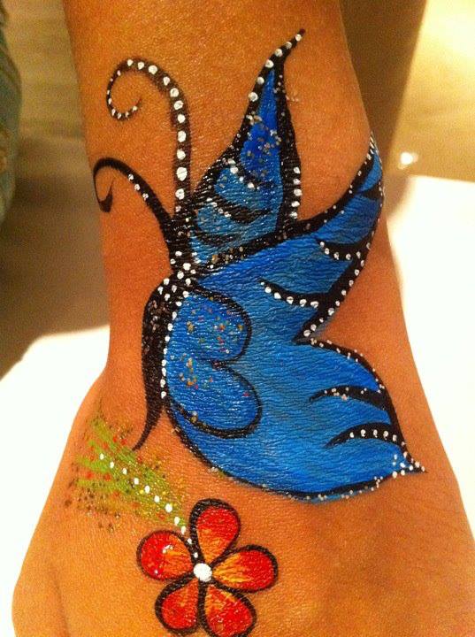 Singapore FACE PAINTING BUTTERFLY